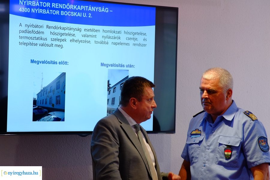 Energetikai fejlesztés a rendőrségen