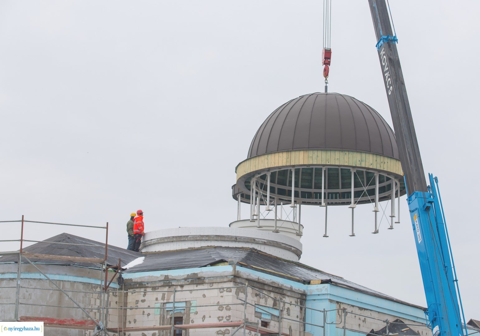 Épül a borbányai görögkatolikus templom