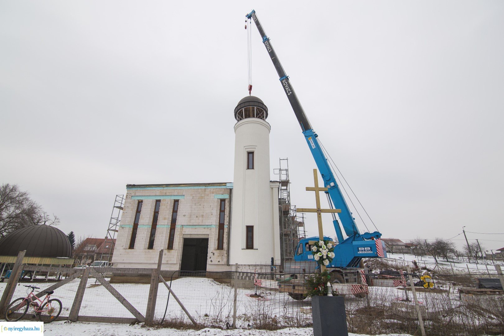 Épül a borbányai görögkatolikus templom