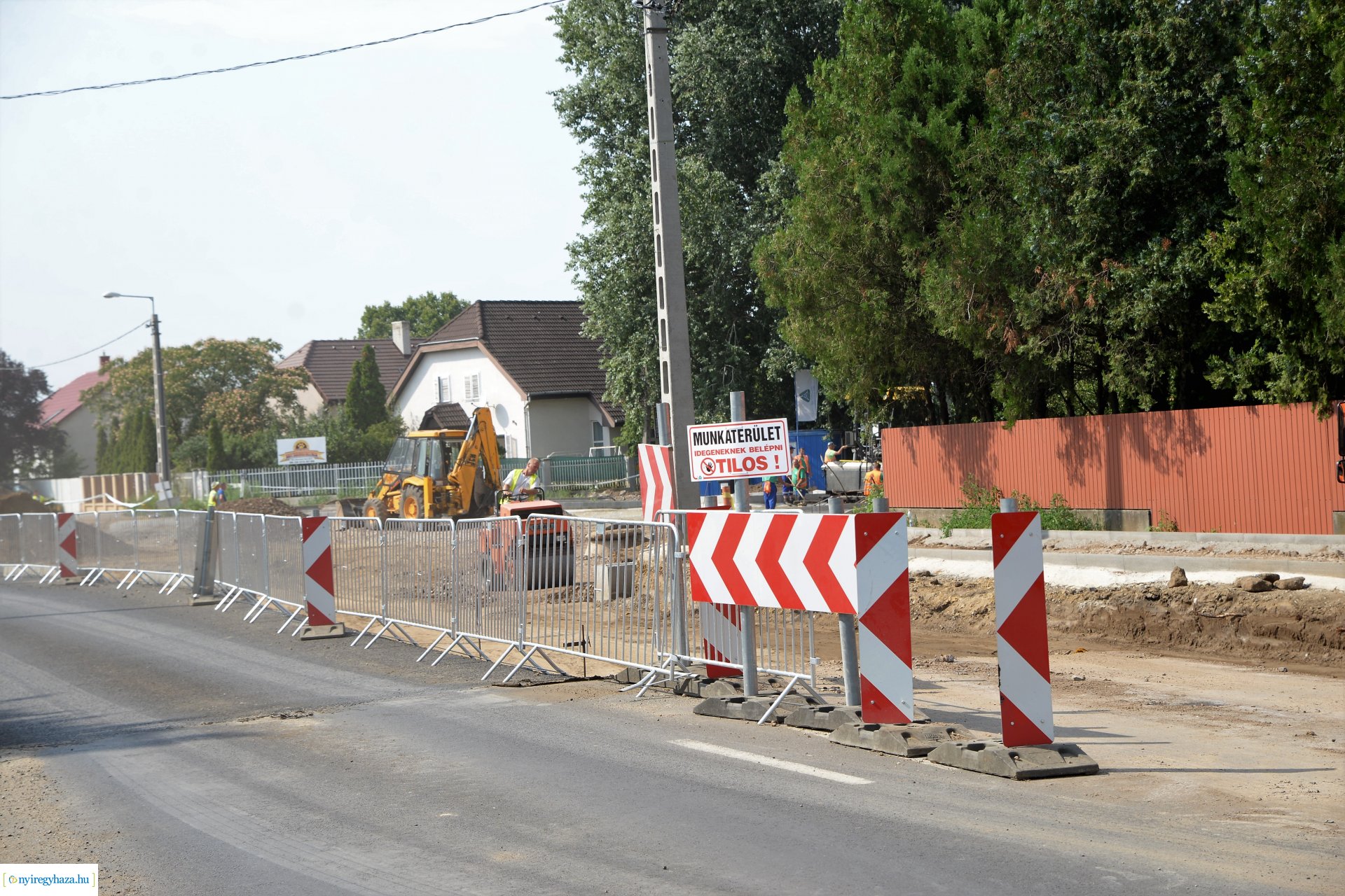 Épül a Kállói úti körforgalom