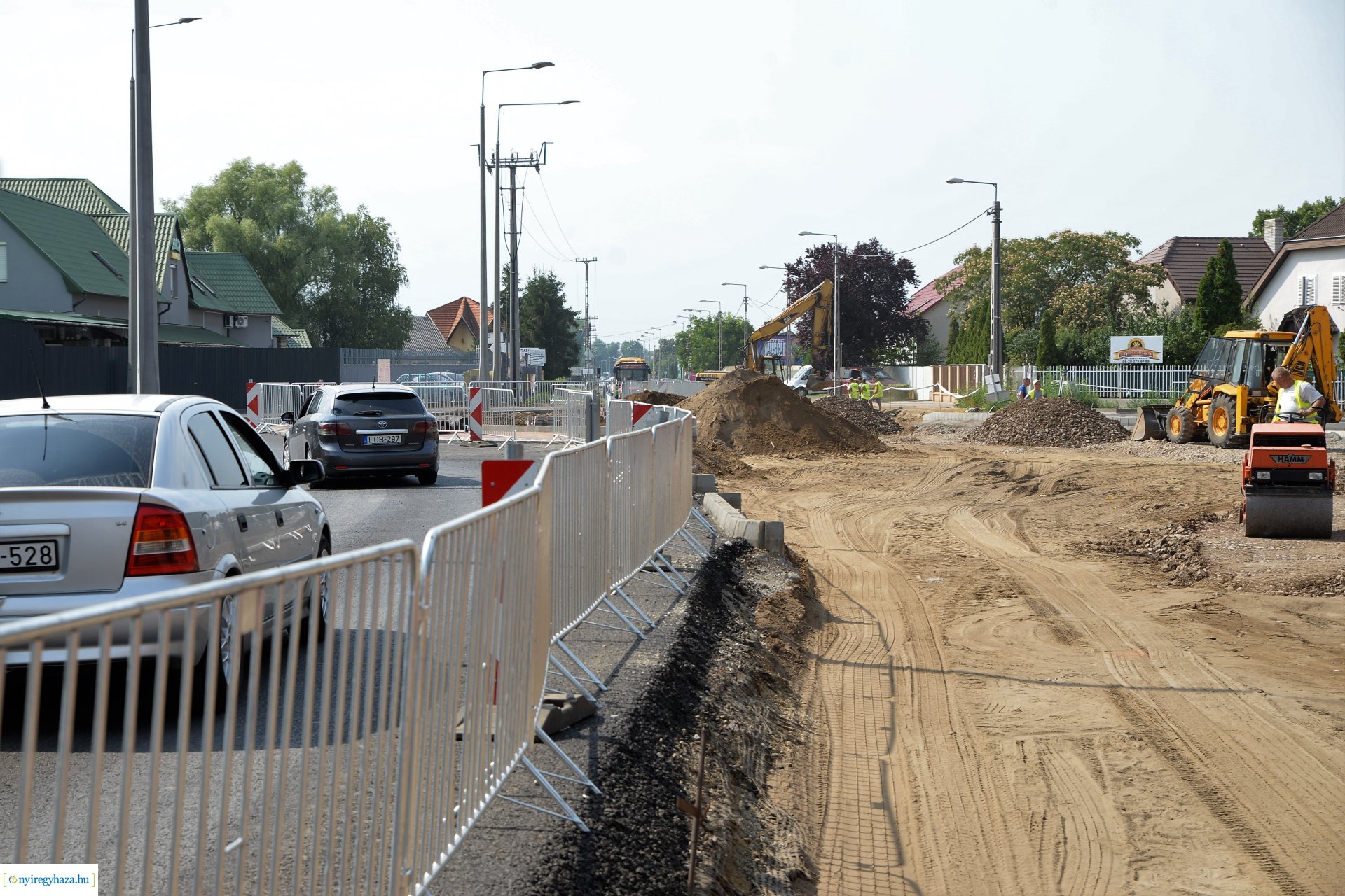 Épül a Kállói úti körforgalom