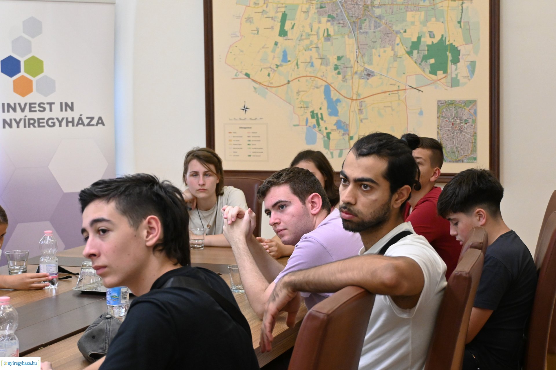 Erasmus program keretében érkeztek  diákokok a Városházára