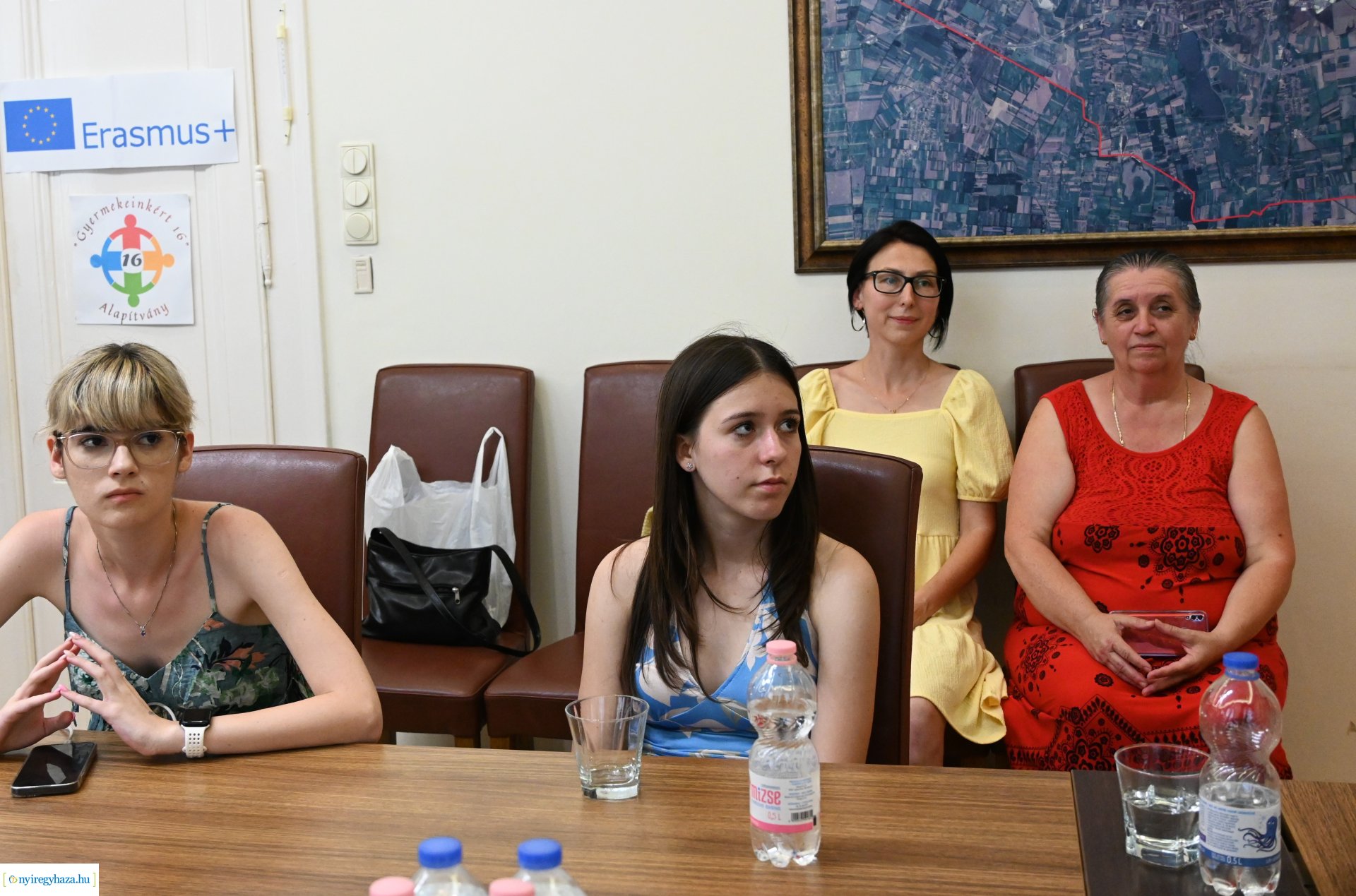 Erasmus program keretében érkeztek  diákokok a Városházára