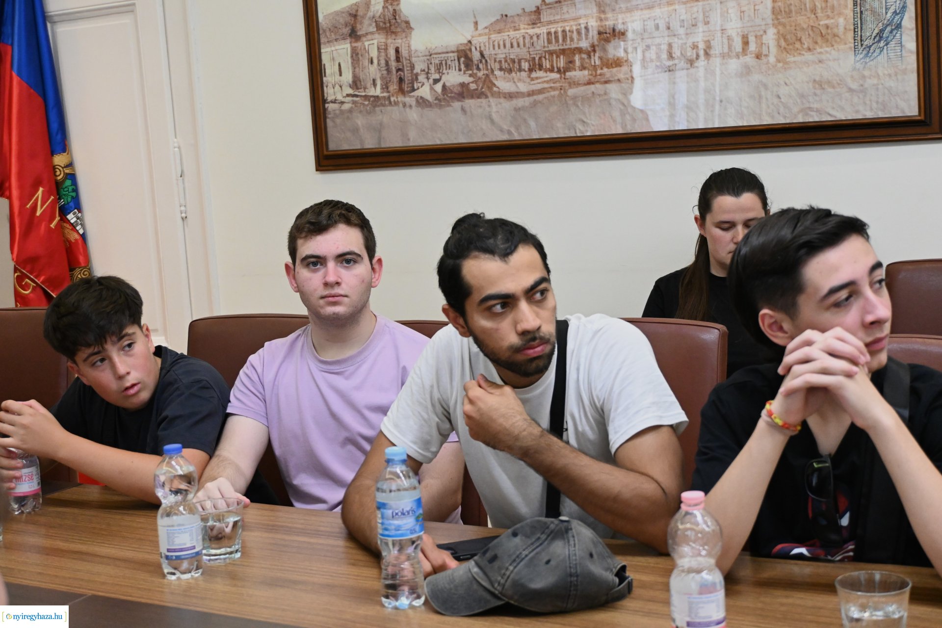 Erasmus program keretében érkeztek  diákokok a Városházára