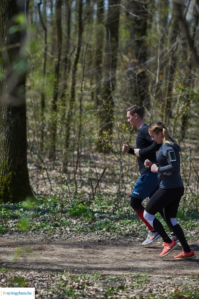 Erdei sport a tavaszban