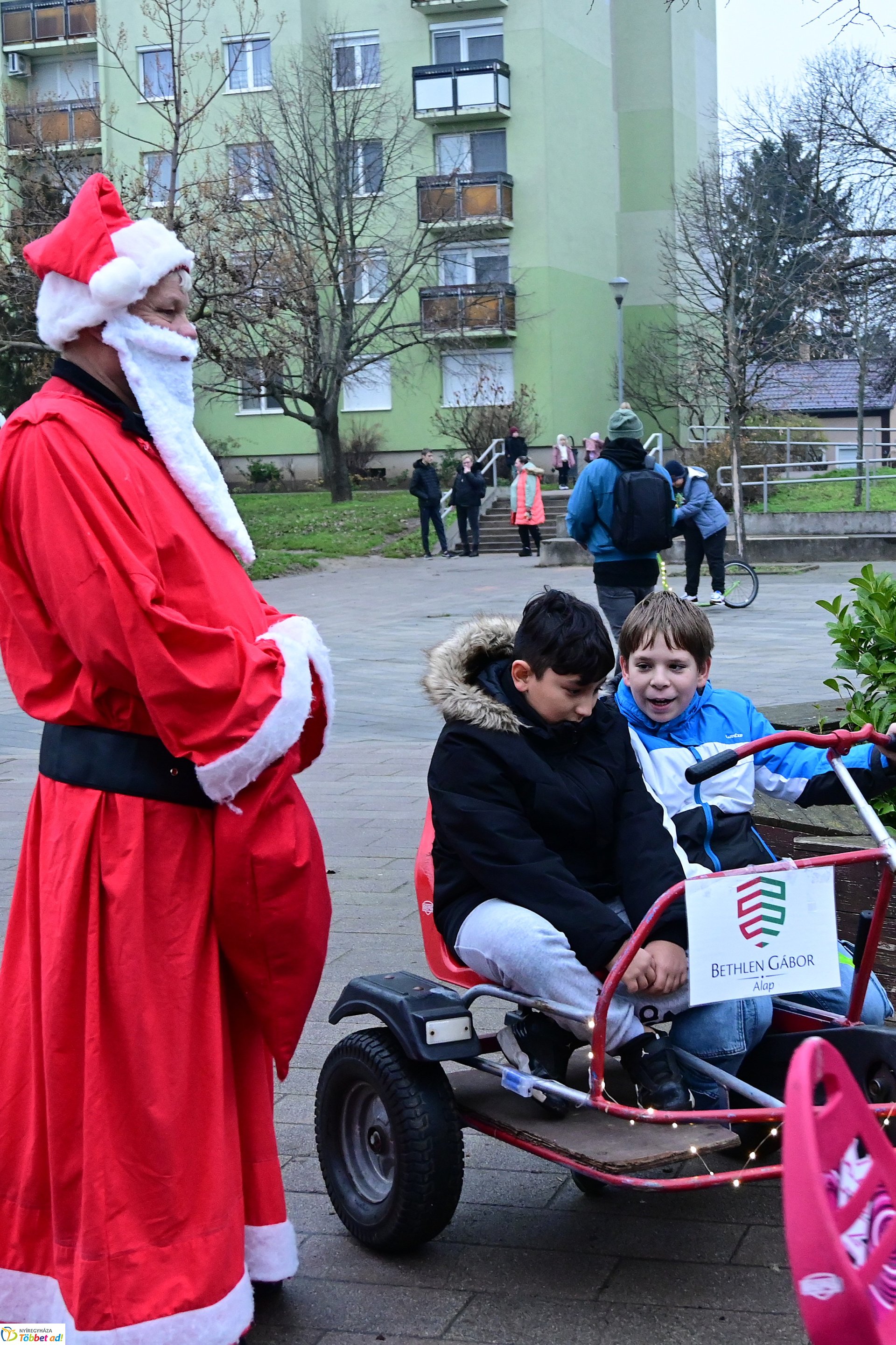 Érkertbe  érkezett a mikulás