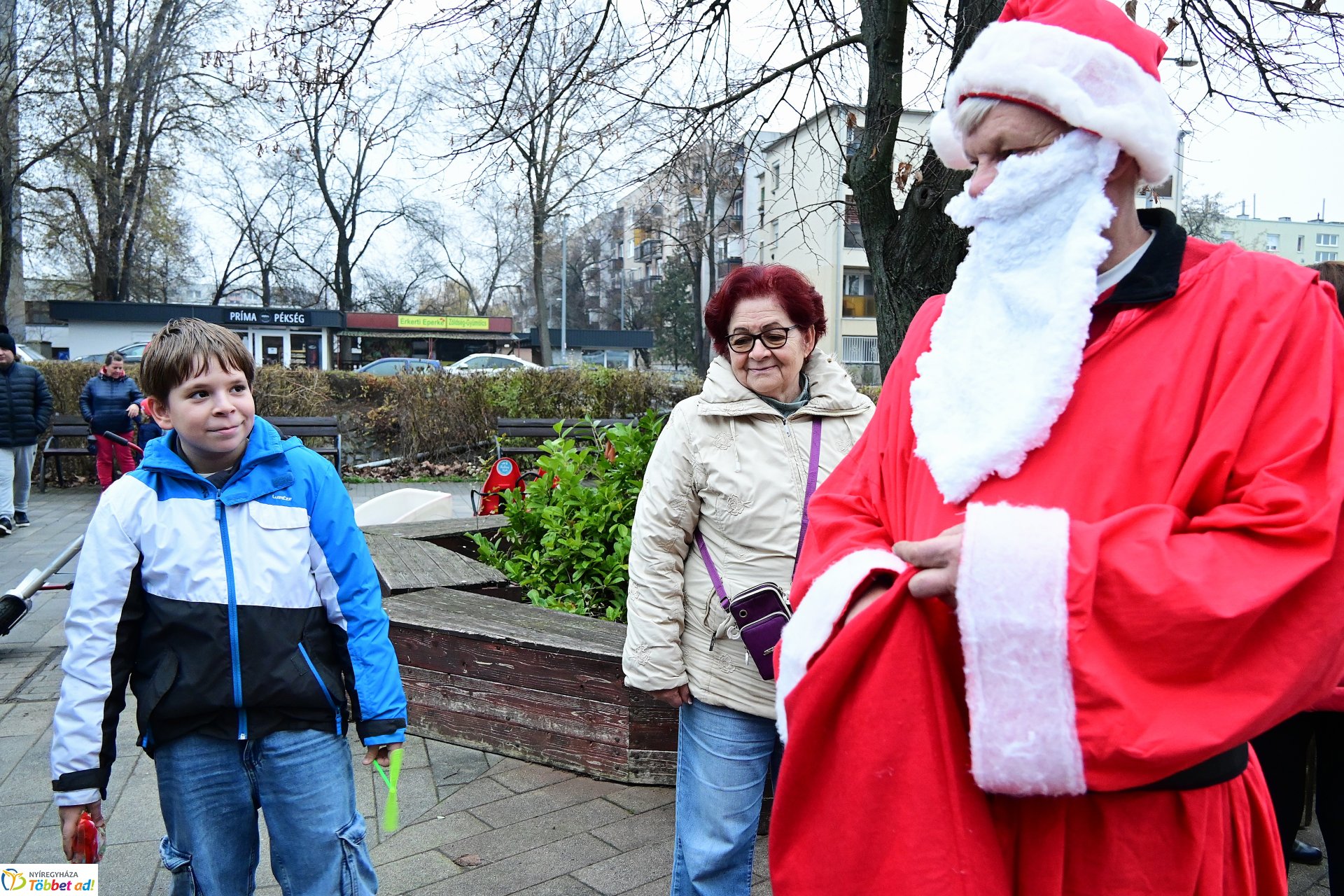 Érkertbe  érkezett a mikulás