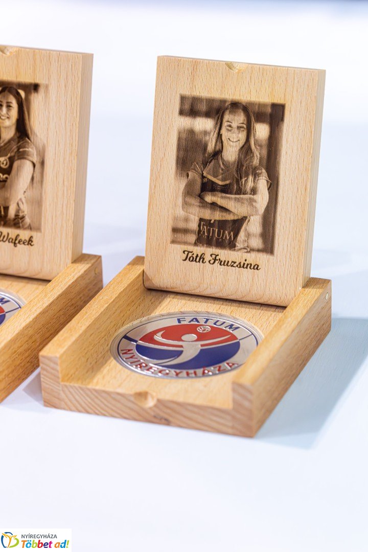 Érmes röplabdázók köszöntése