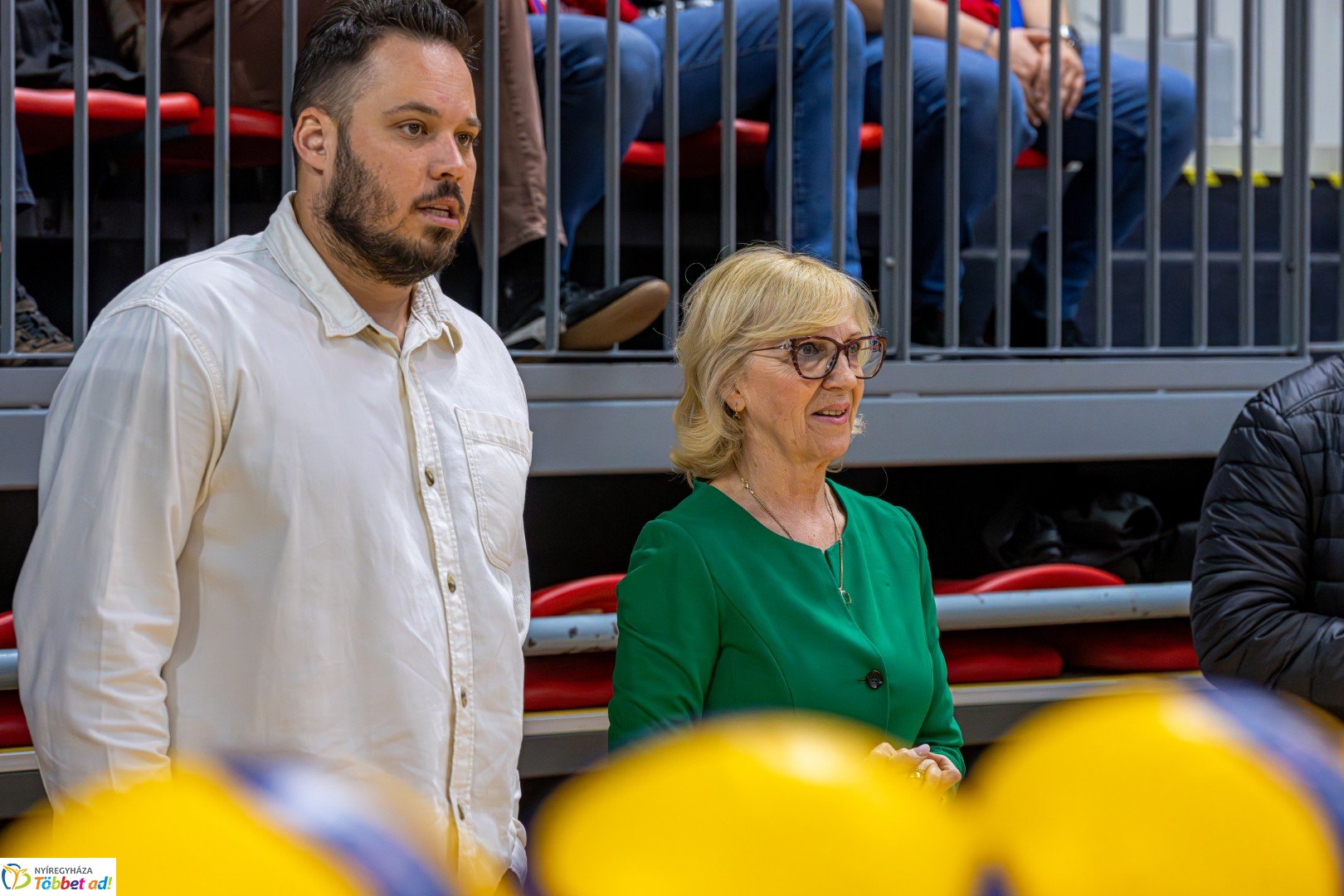 Érmes röplabdázók köszöntése