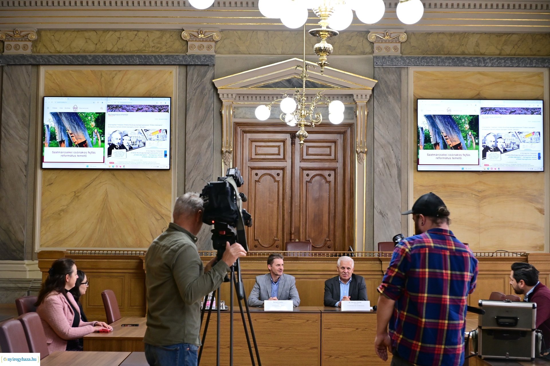 Értéktár sajtótájékoztató a Városházán 20241031