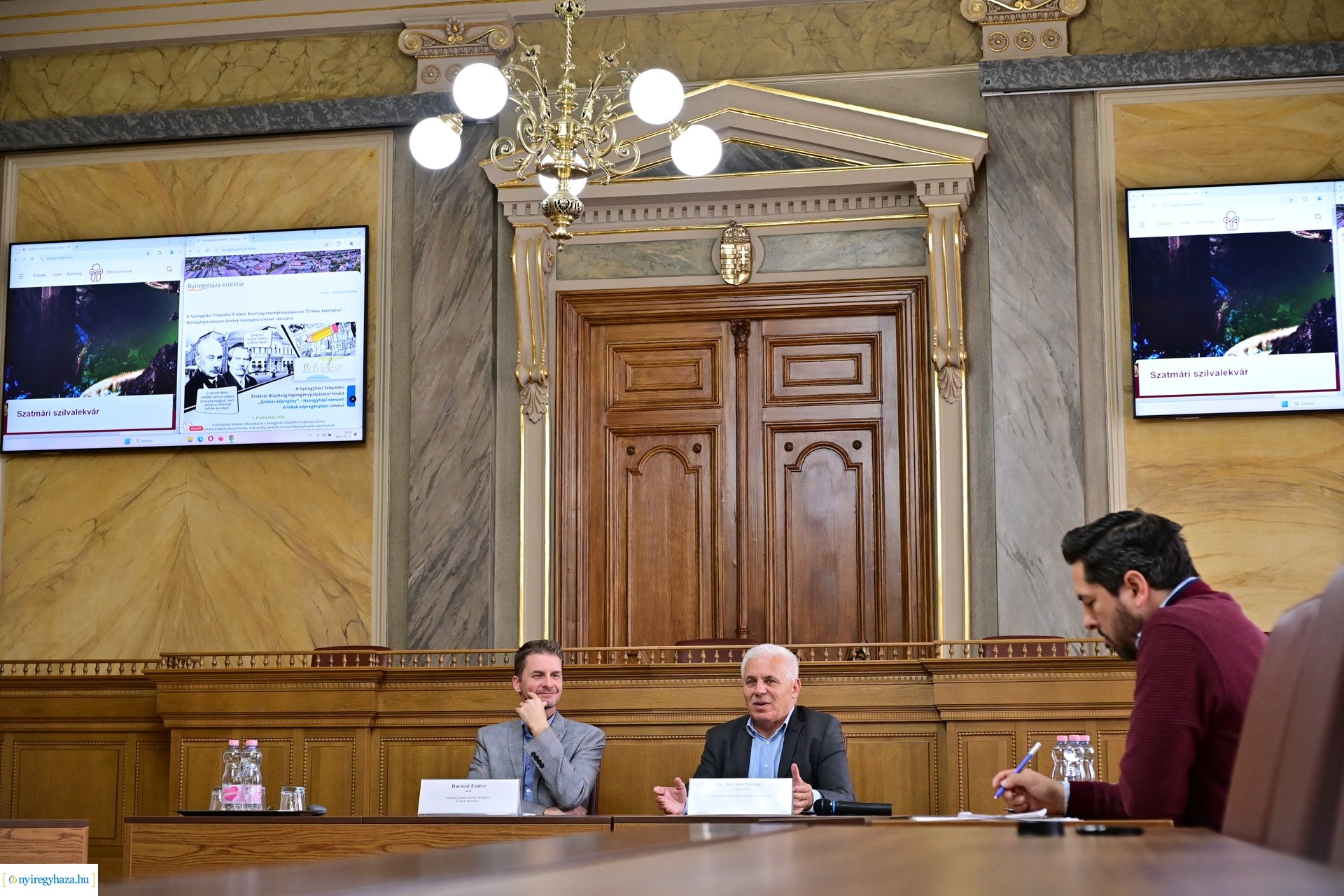 Értéktár sajtótájékoztató a Városházán 20241031