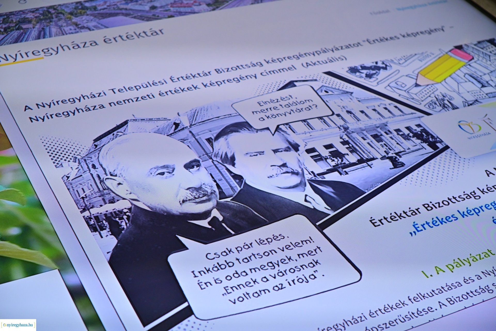 Értéktár sajtótájékoztató a Városházán 20241031