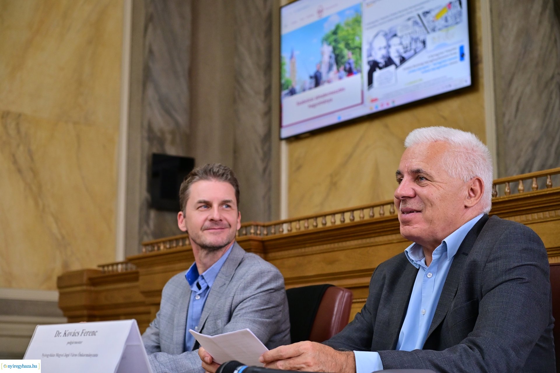 Értéktár sajtótájékoztató a Városházán 20241031