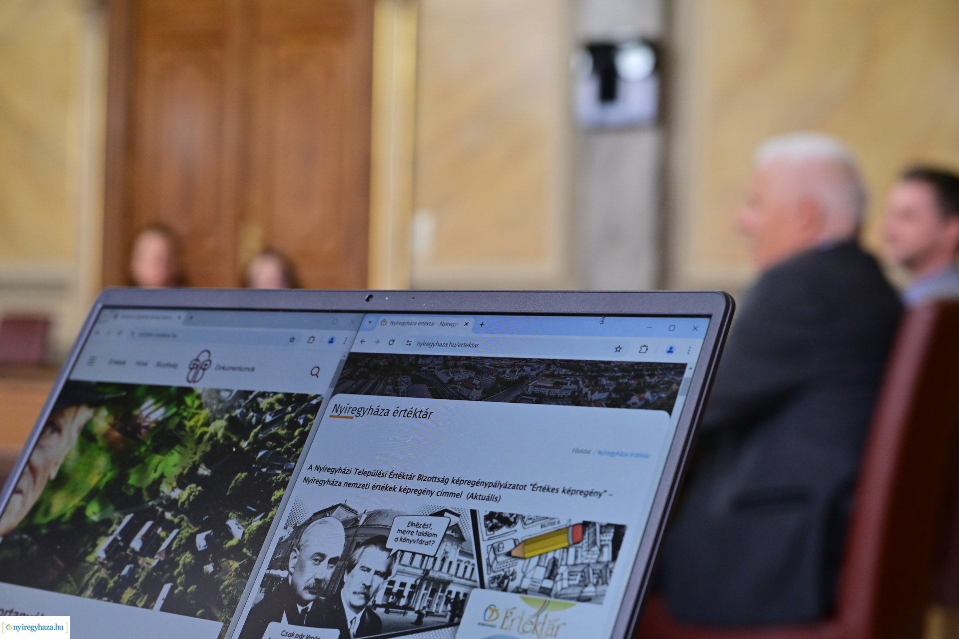 Értéktár sajtótájékoztató a Városházán 20241031