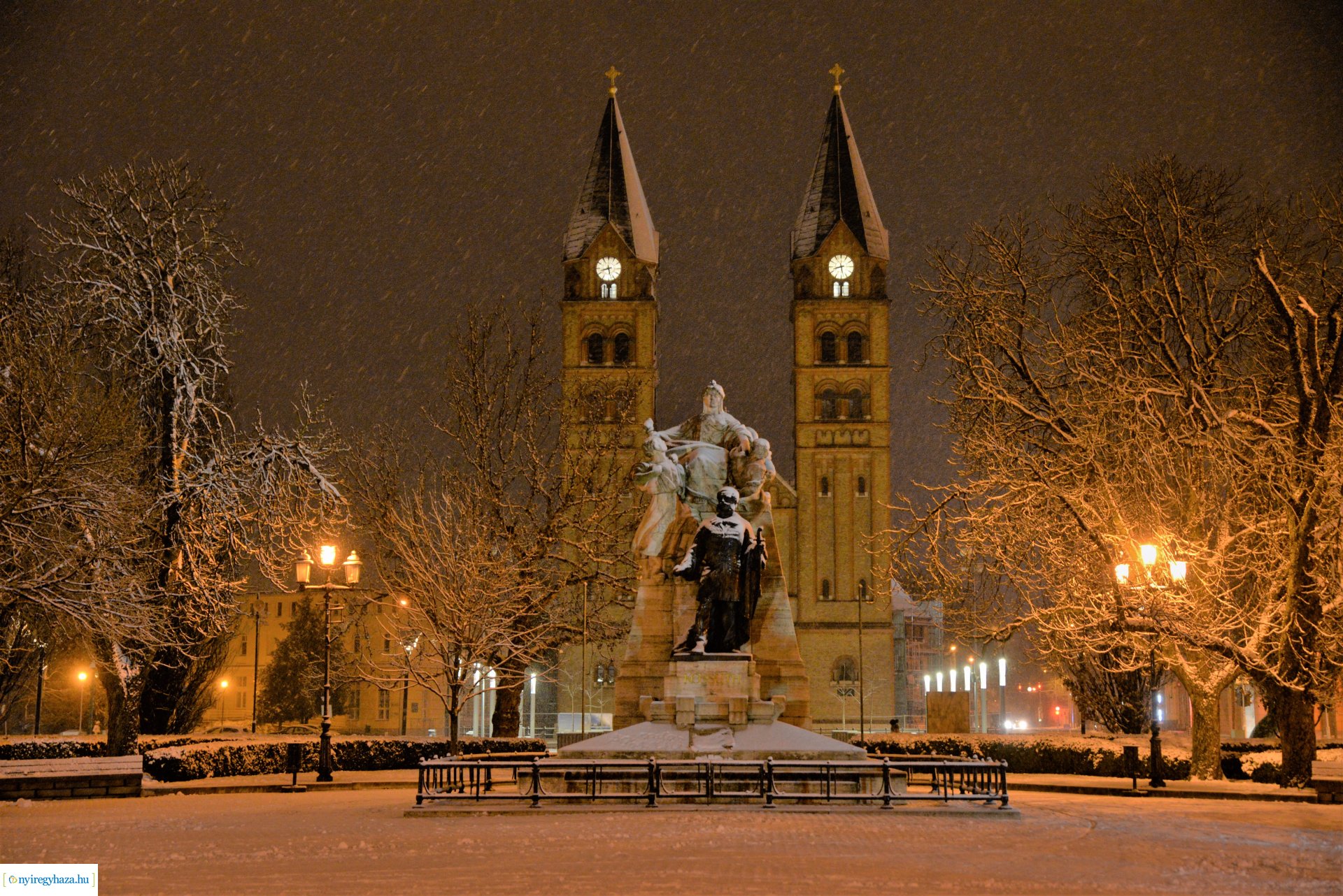 Esti séta a hóesésben