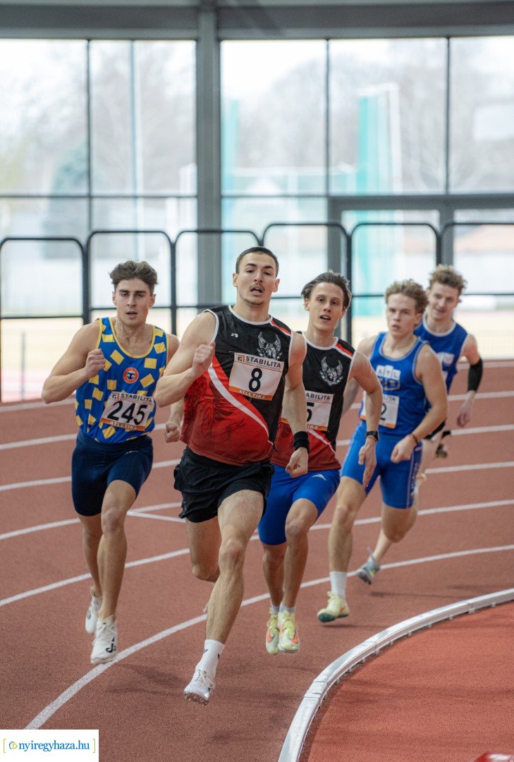 Észak-Szlovák fedettpályás atlétika bajnokság a Nyíregyházi Atlétika Centrumban