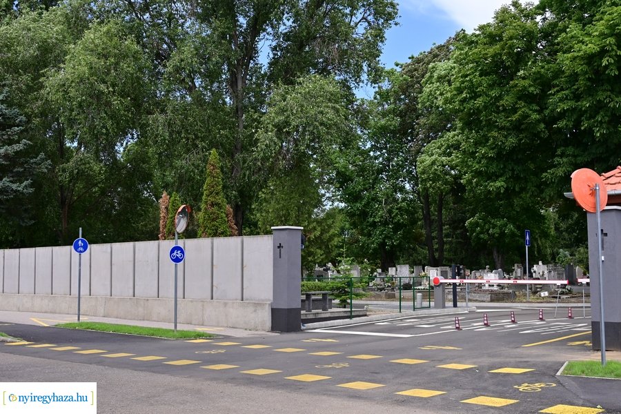 Északi temető új bejárata 2024