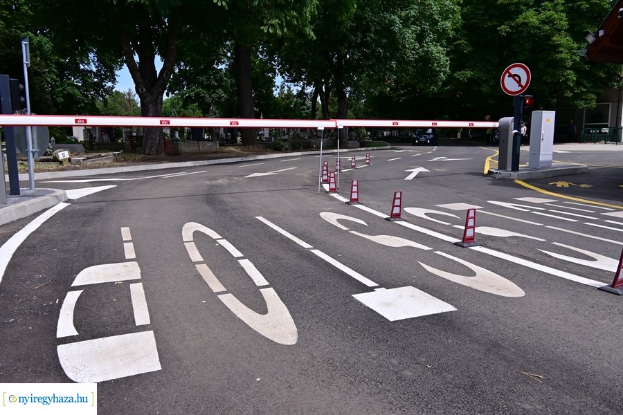 Északi temető új bejárata 2024