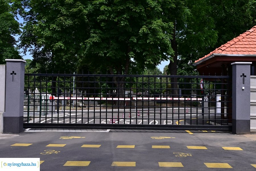 Északi temető új bejárata 2024