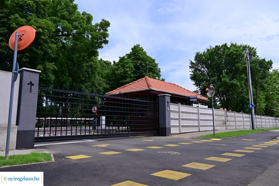 Északi temető új bejárata 2024