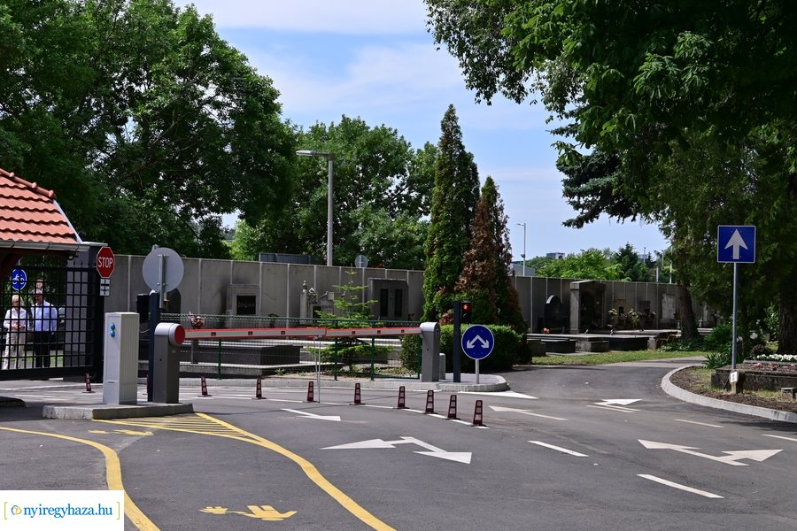 Északi temető új bejárata 2024