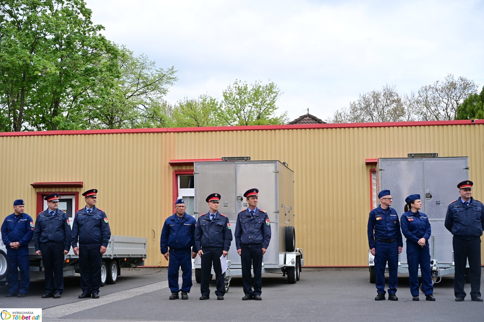 Eszközpark átadás a katasztrófavédelemnél 2026 áprilisában