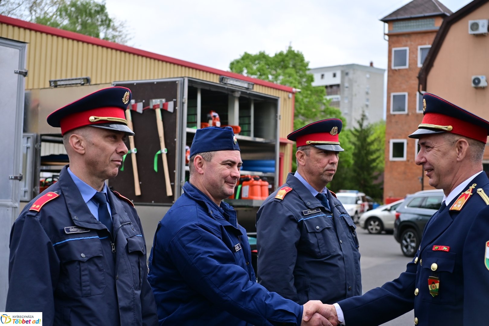 Eszközpark átadás a katasztrófavédelemnél 2026 áprilisában