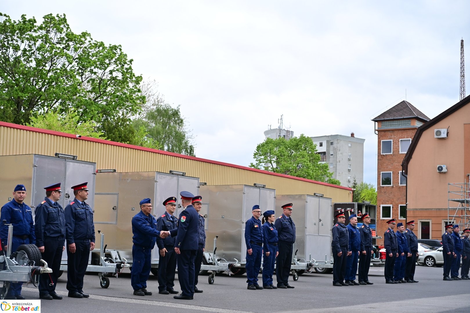 Eszközpark átadás a katasztrófavédelemnél 2026 áprilisában