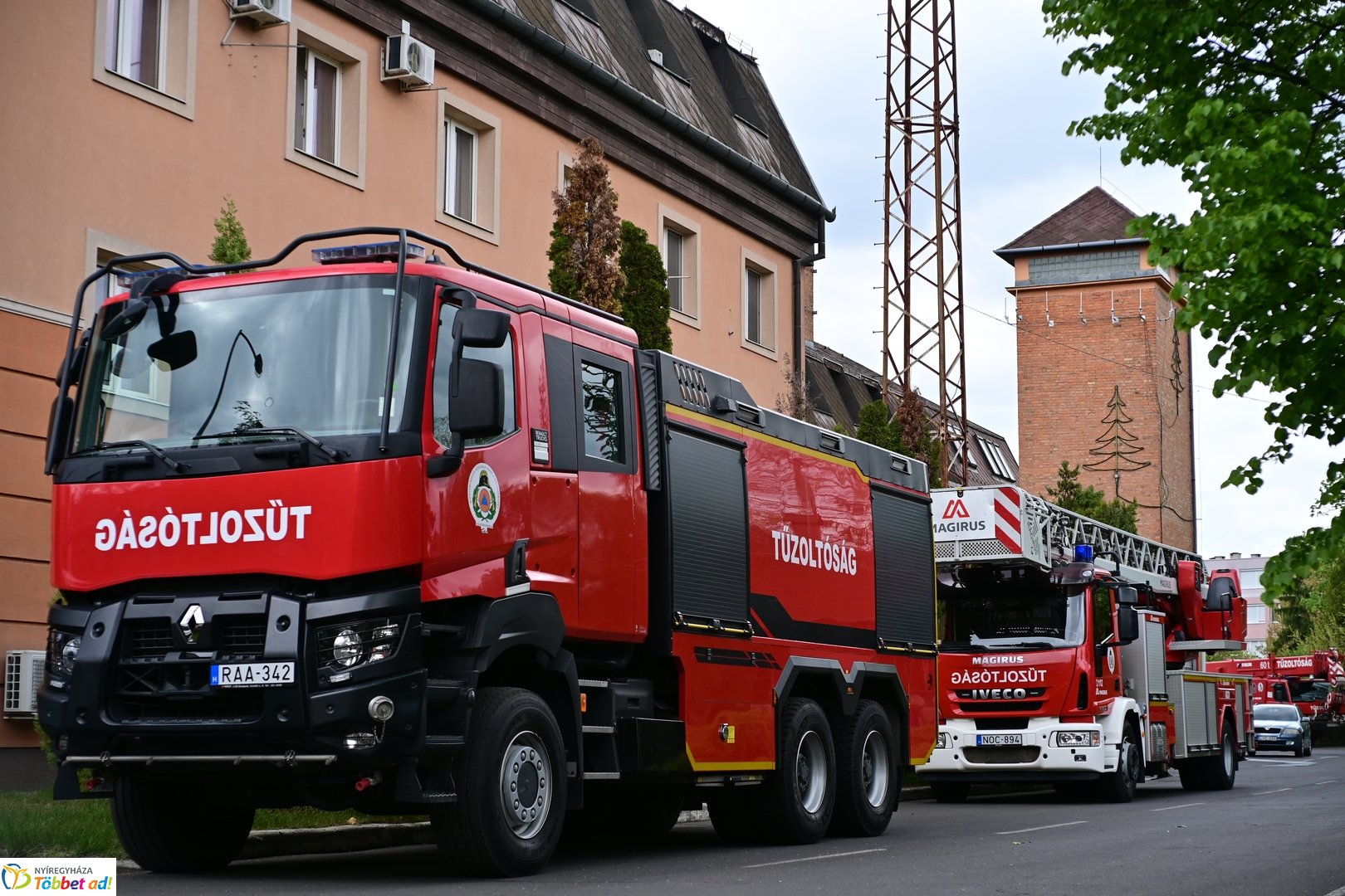 Eszközpark átadás a katasztrófavédelemnél 2026 áprilisában