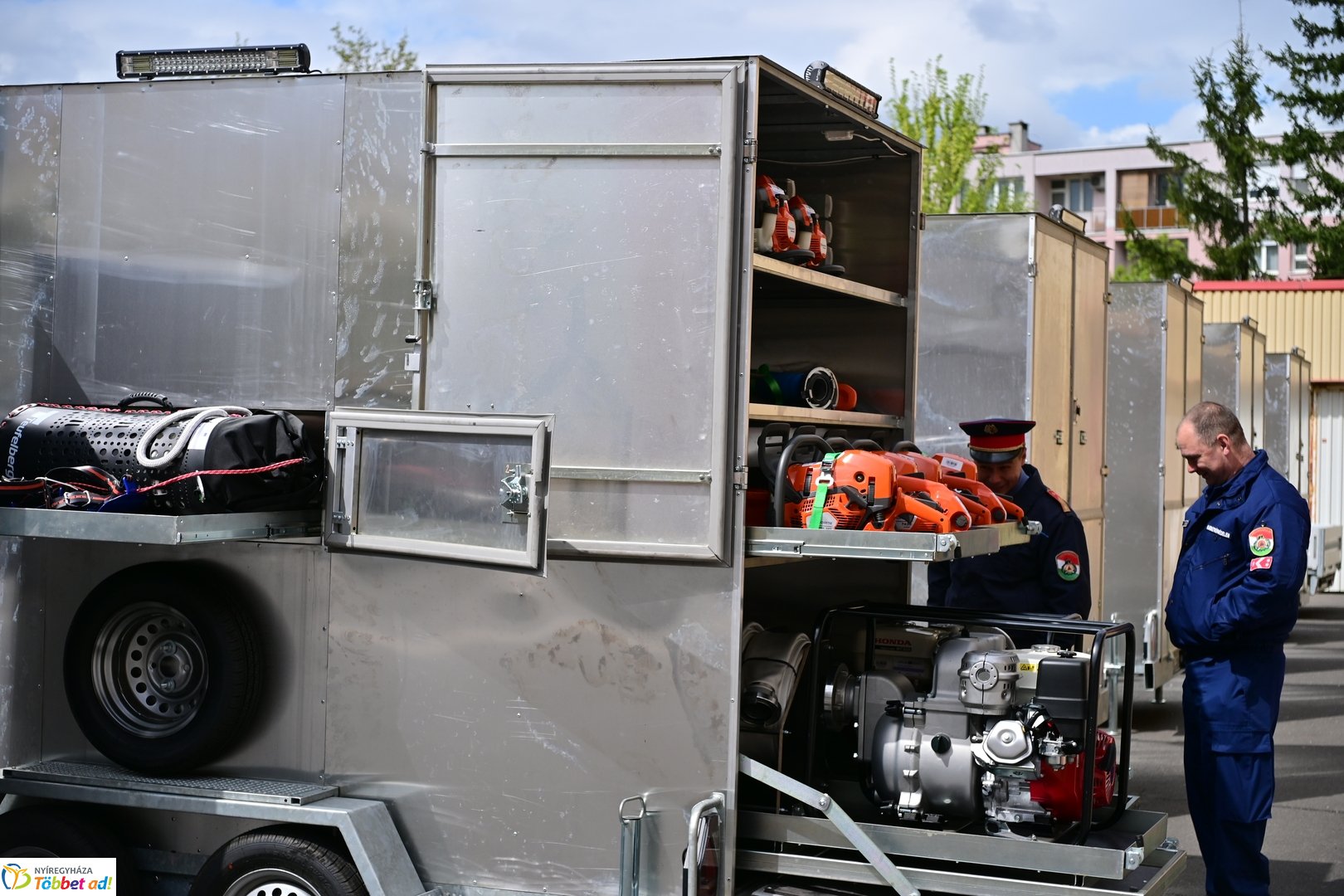 Eszközpark átadás a katasztrófavédelemnél 2026 áprilisában