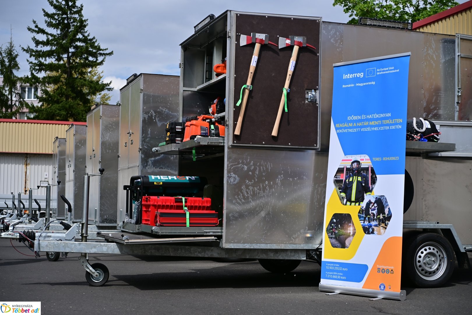 Eszközpark átadás a katasztrófavédelemnél 2026 áprilisában