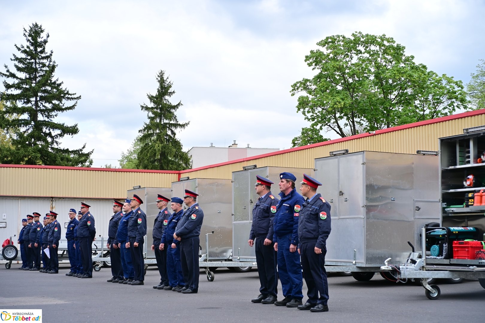 Eszközpark átadás a katasztrófavédelemnél 2026 áprilisában