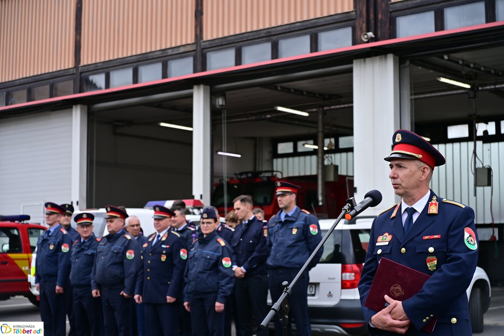 Eszközpark átadás a katasztrófavédelemnél 2026 áprilisában