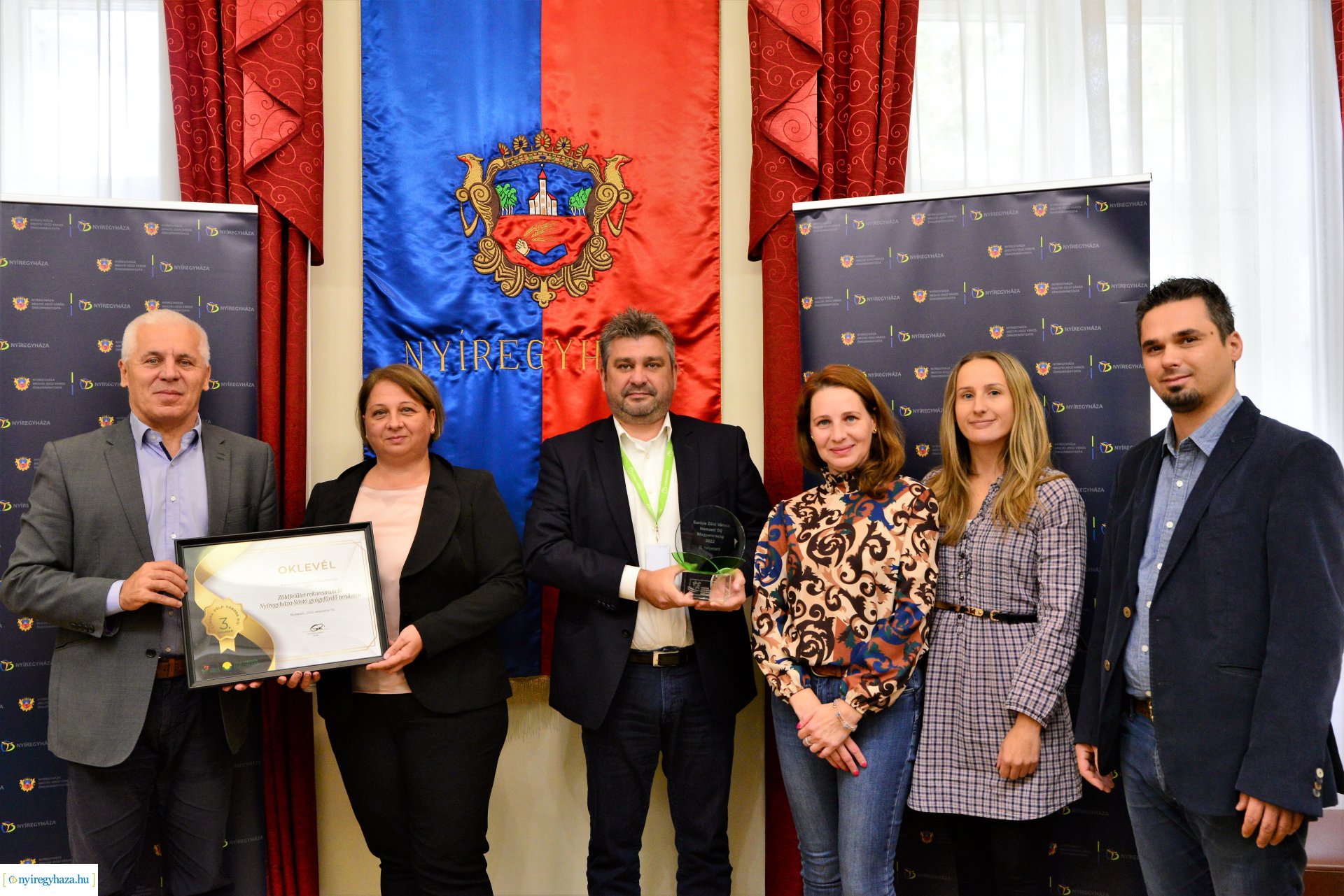 Európa Zöld Városa díjat kapott Nyíregyháza