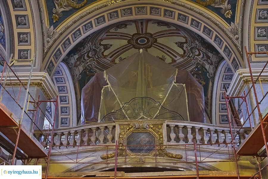 Evangélikus templom felújítási munkálatok 20201006