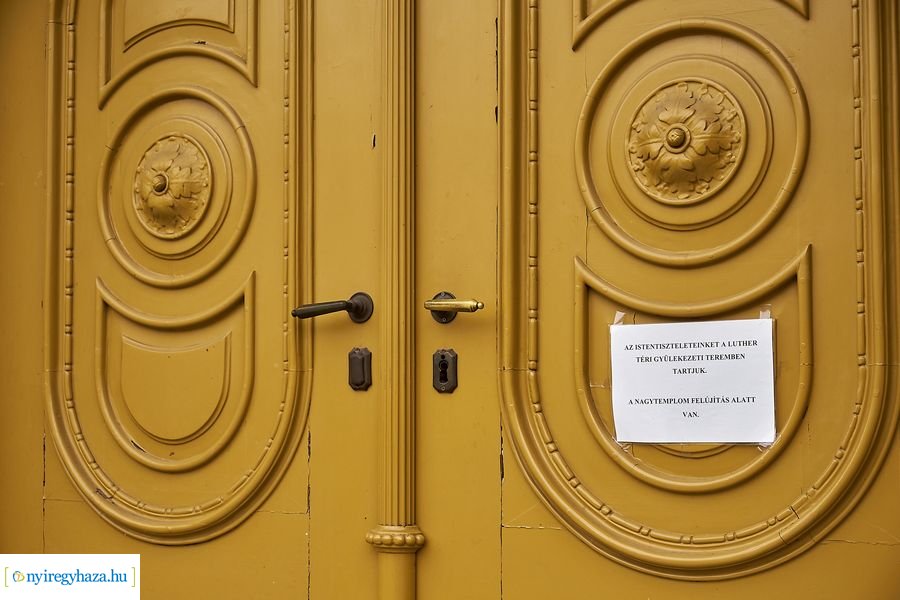Evangélikus templom felújítási munkálatok 20201006