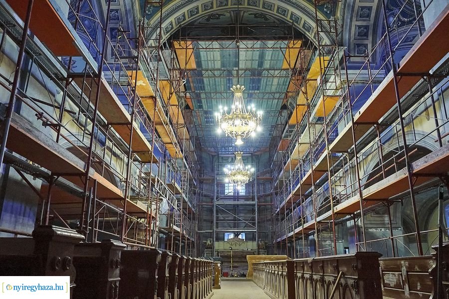 Evangélikus templom felújítási munkálatok 20201006