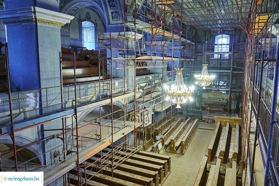 Evangélikus templom felújítási munkálatok 20201006