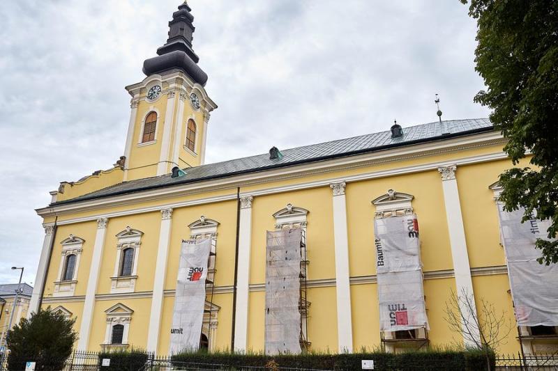 Evangélikus templom felújítási munkálatok 20201006