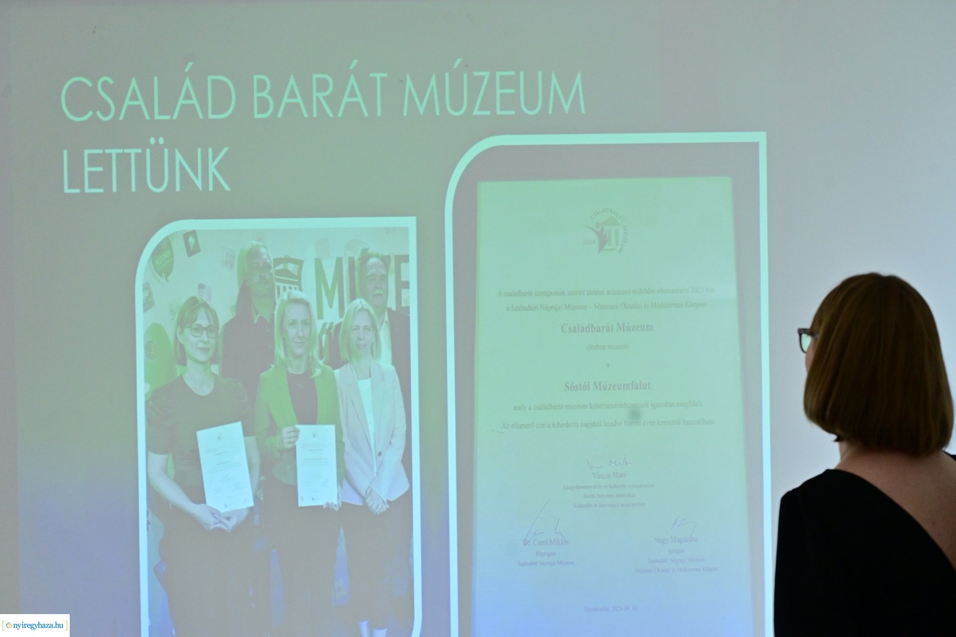 Évértékelő a Sóstói Múzeumfaluban 2024