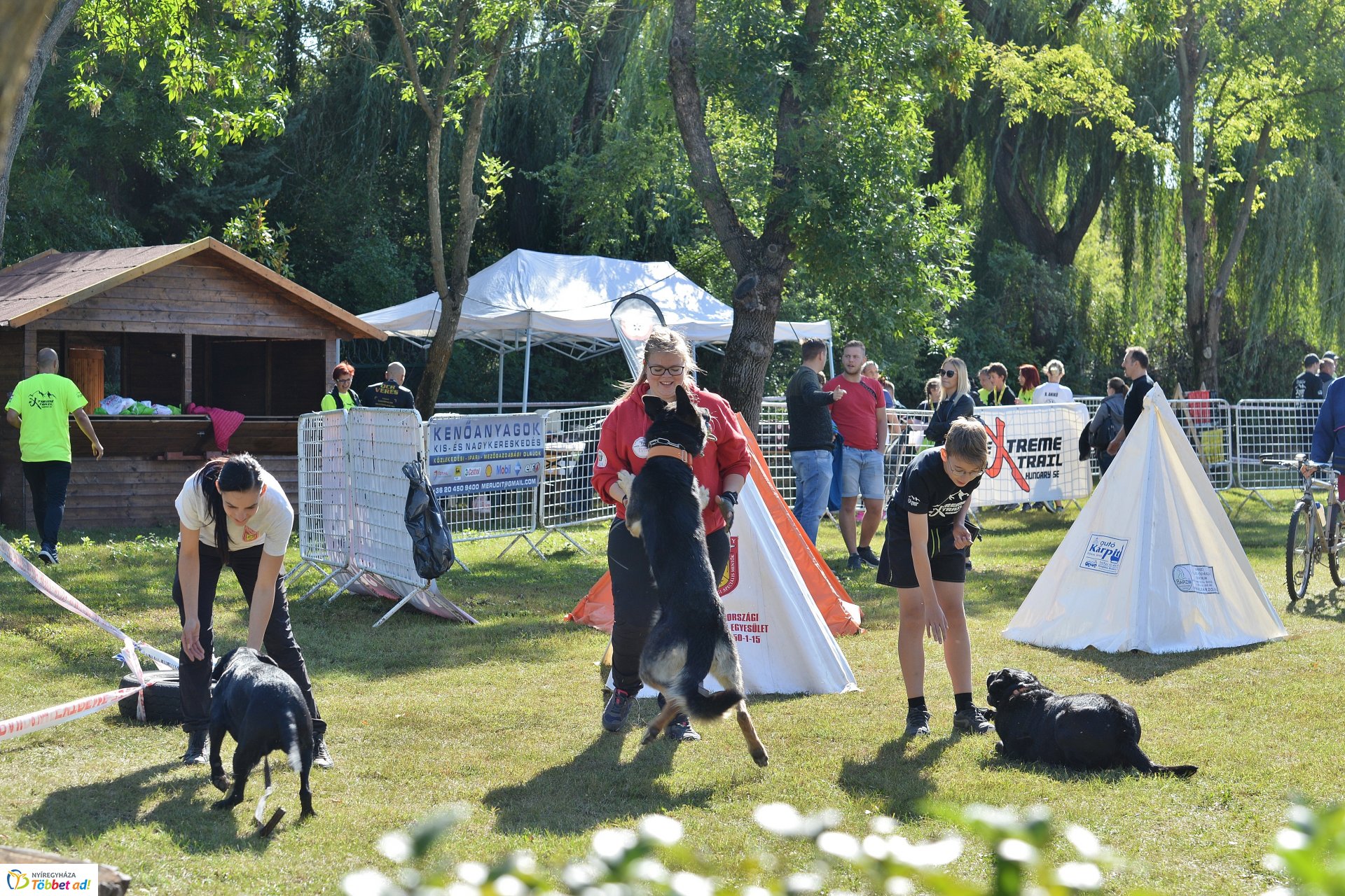 Extreme Trail akadályverseny  Sóstón - kutyés bemutató