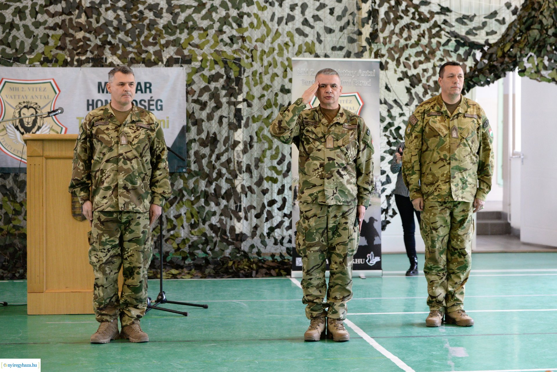 Ezredparancsnoki beosztás átadás-átvétel