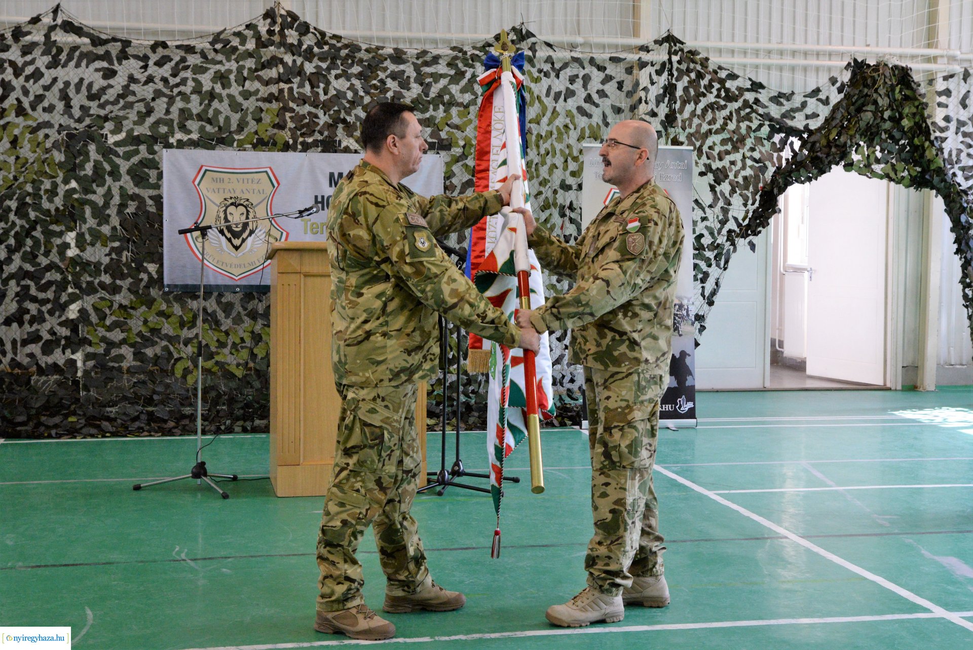 Ezredparancsnoki beosztás átadás-átvétel