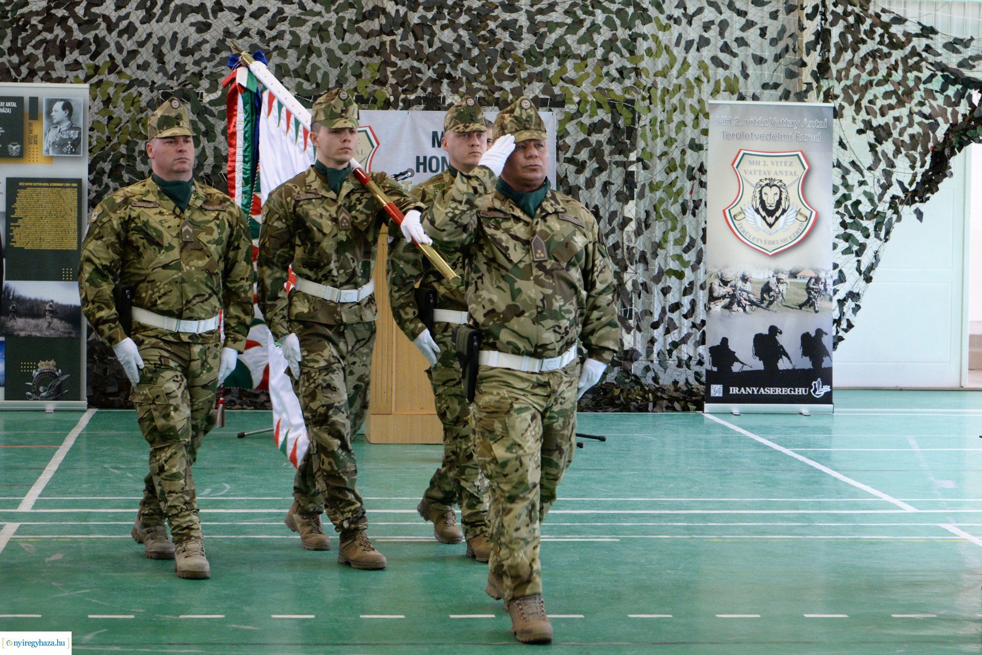 Ezredparancsnoki beosztás átadás-átvétel