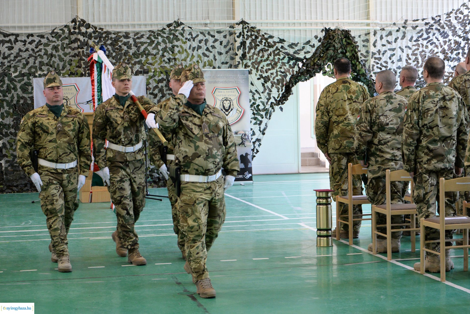 Ezredparancsnoki beosztás átadás-átvétel