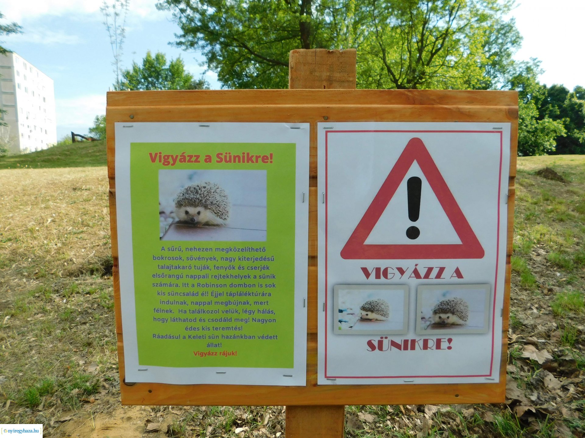 Fa táblák a Jósavárosban