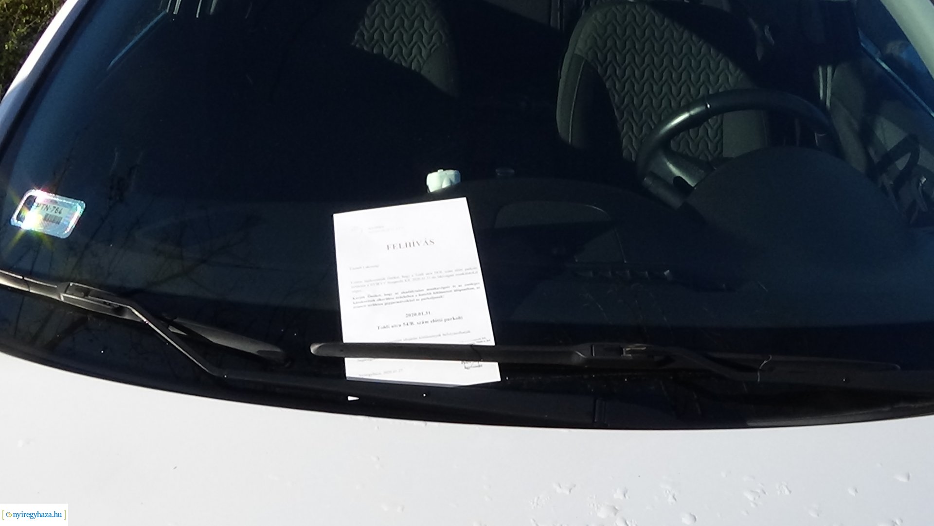 Fakivágás várható a Toldi utca 54/B. szám előtti parkoló területénél