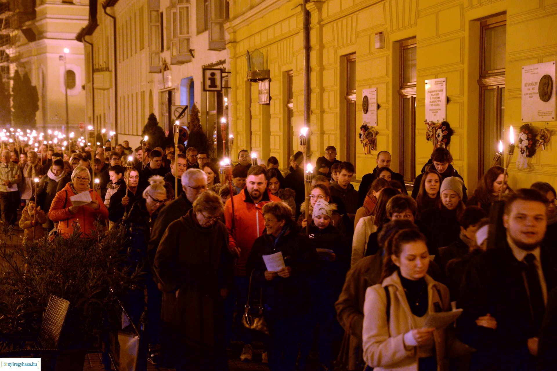 Fáklyás felvonulás a Refomáció ünnepe alkalmából