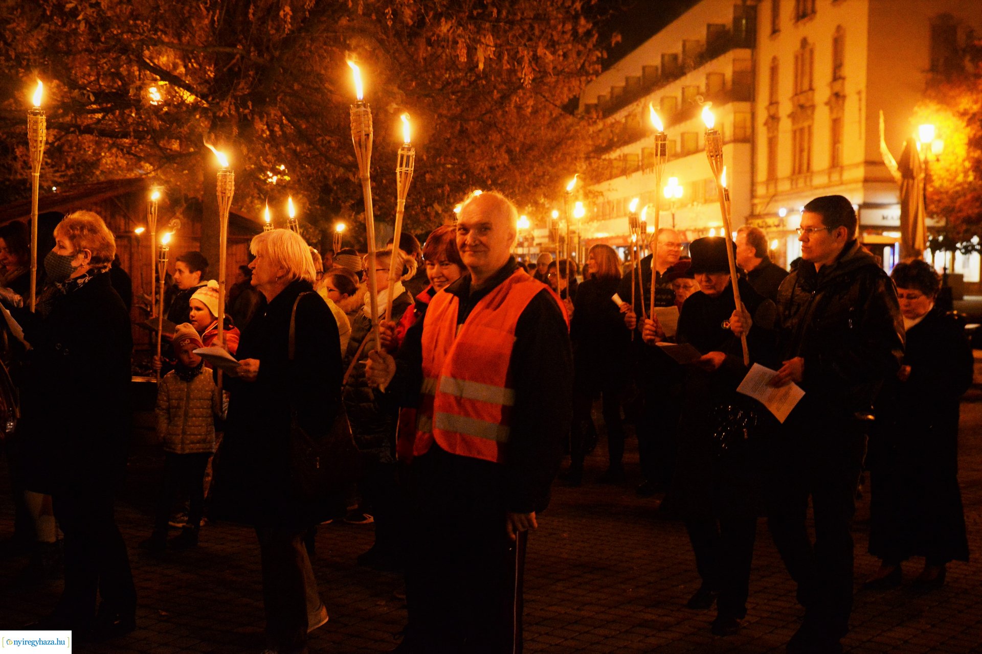 Fáklyás felvonulás a Refomáció ünnepe alkalmából