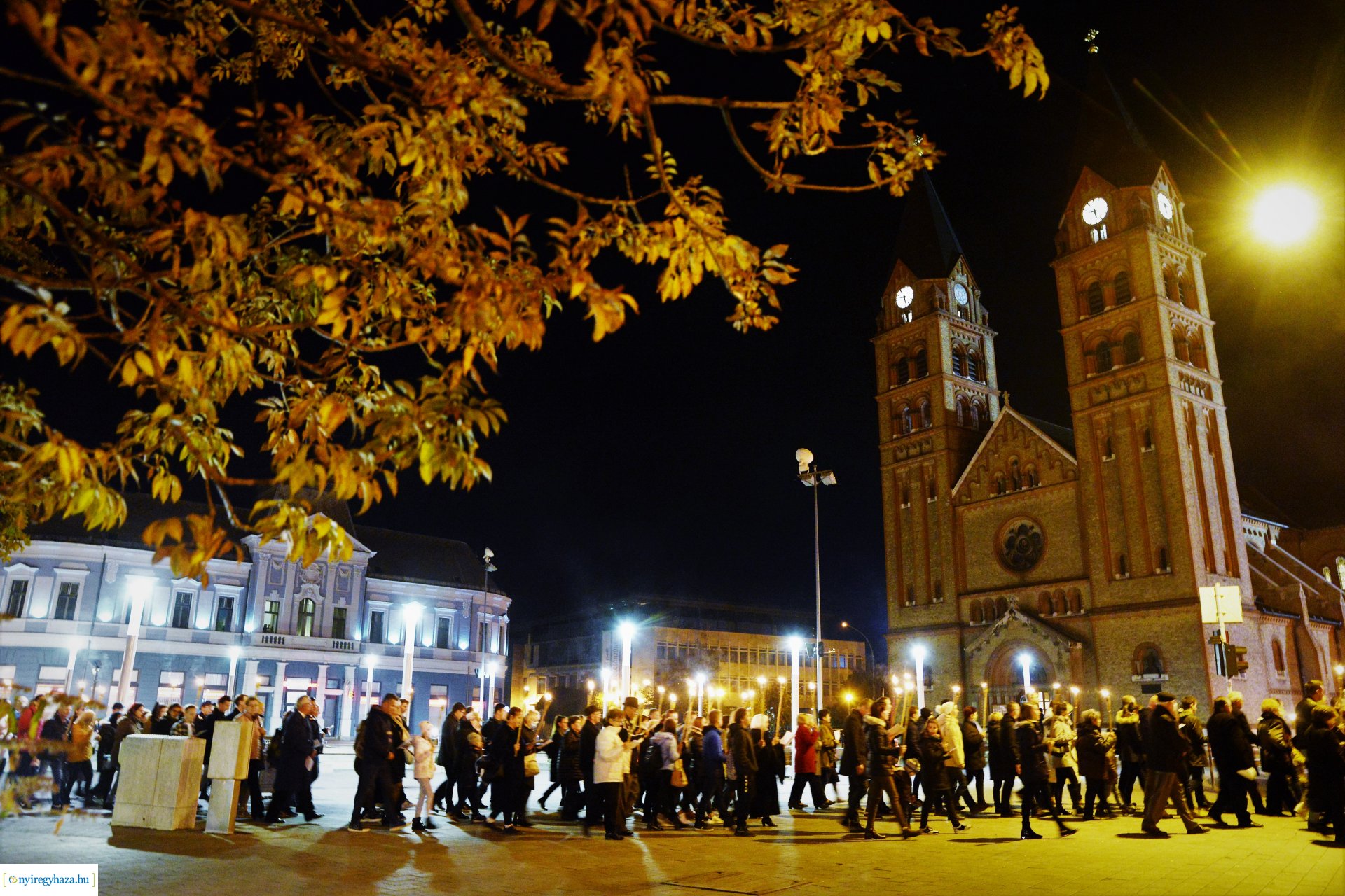 Fáklyás felvonulás a Refomáció ünnepe alkalmából